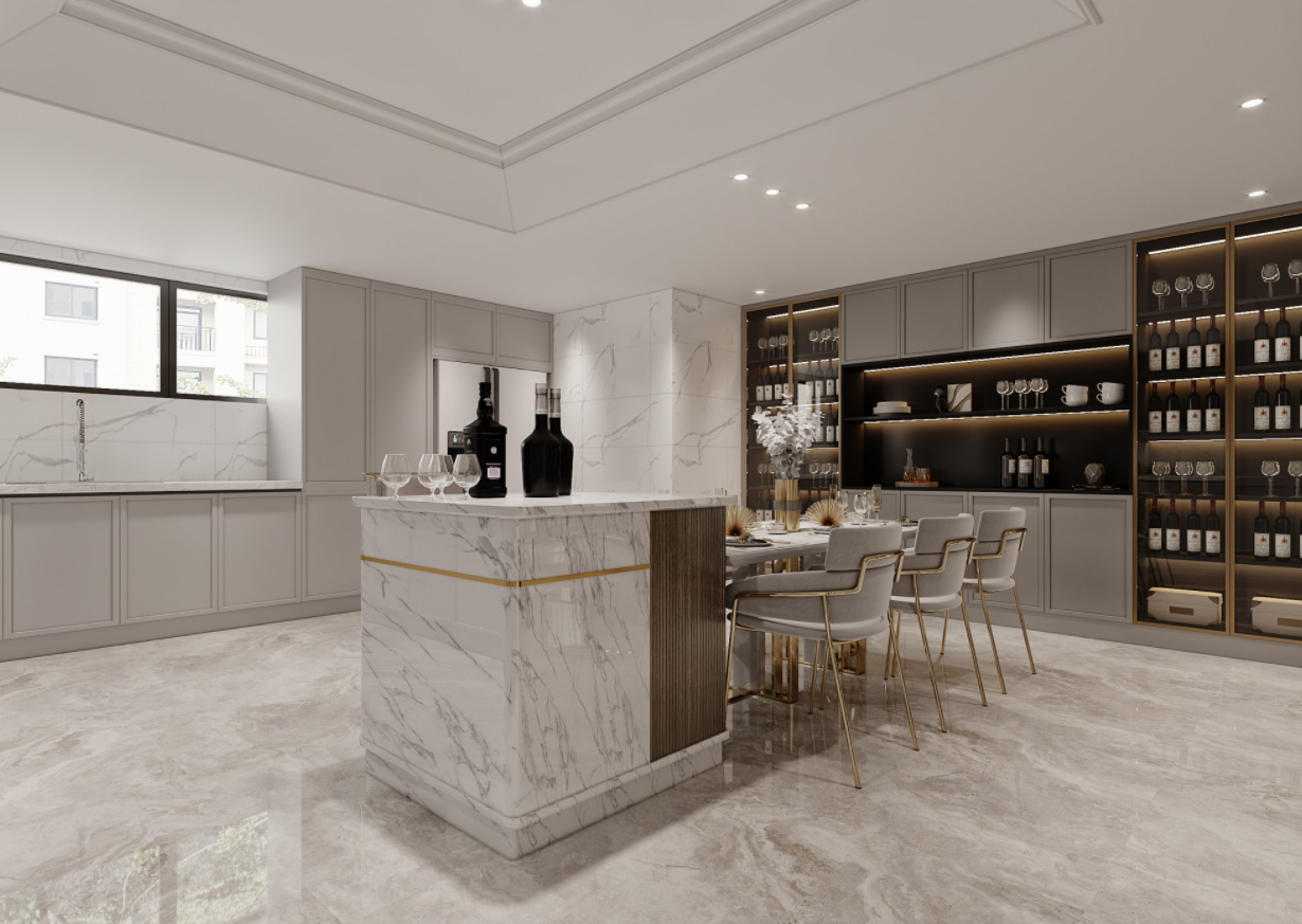 法式轻奢别墅设计-4