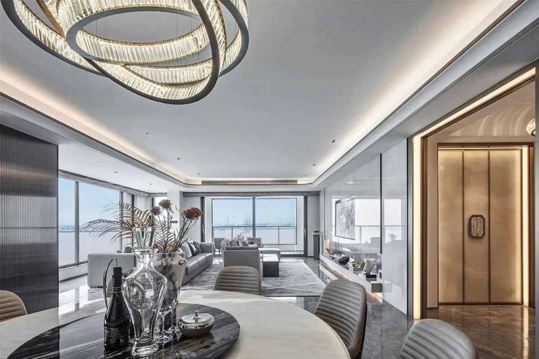 魔都 270°全景江景豪宅丨KLID 设计工作室-0