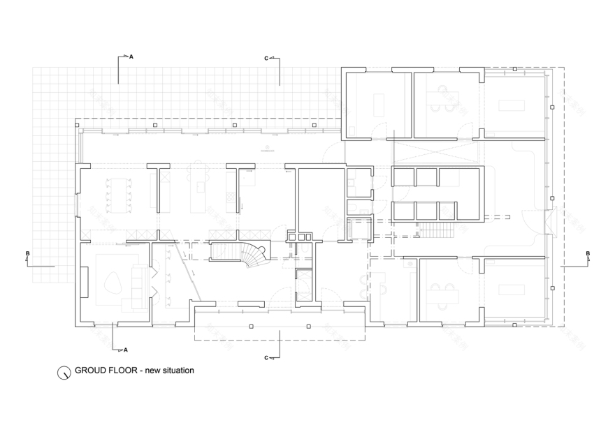 比利时永恒别墅翻新丨GRAUX & BAEYENS architecten-20