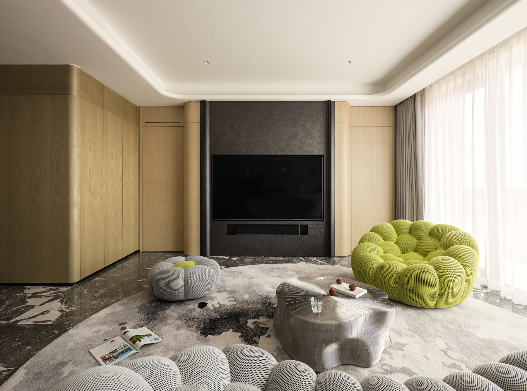 合生缦云平层精装改造丨中国北京丨尔本空间设计-13