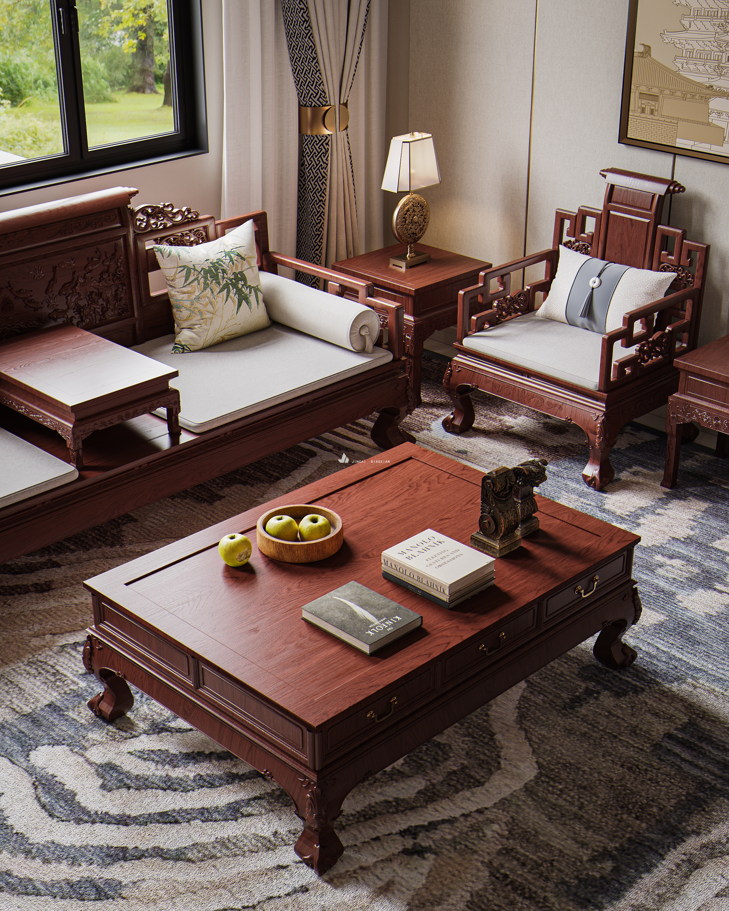 岁寒，然后知松柏之后凋也。(新中式风格)-17