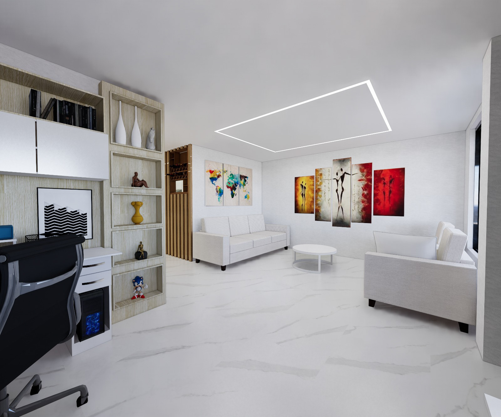 DISEÑO ARQUITECTONICO VIVIENDA DE 2 PISOS-4