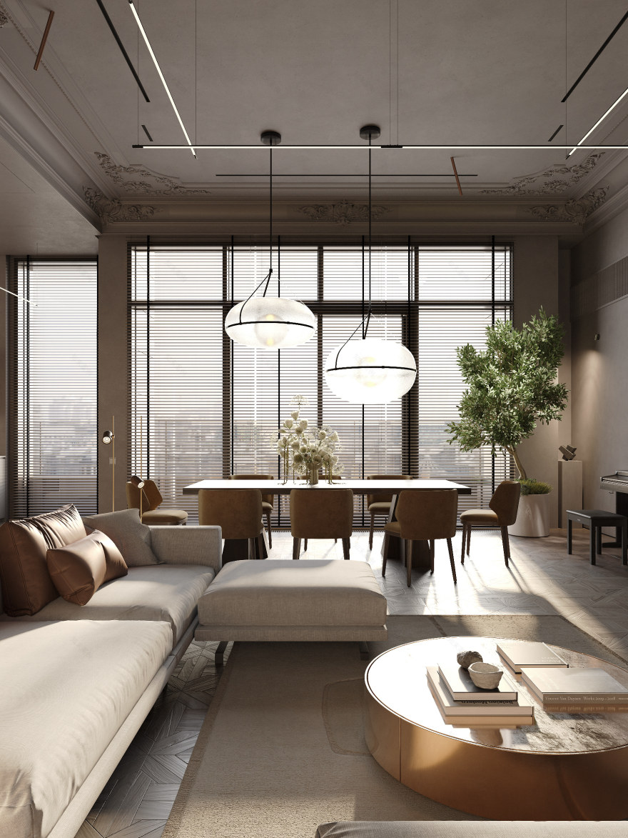 长角公寓丨俄罗斯莫斯科丨Anastasia Struchkova等-7