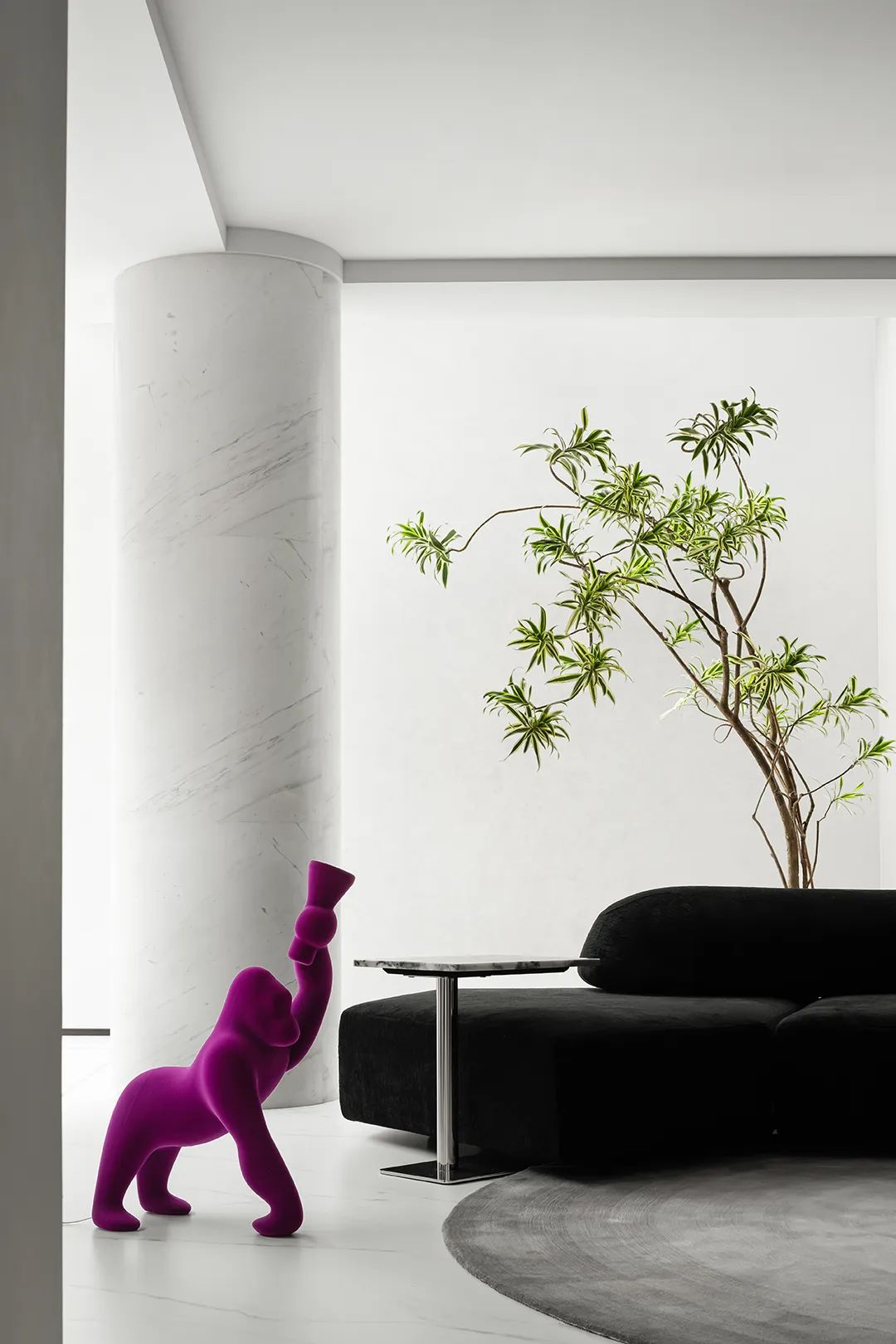 600㎡轻奢豪宅丨南京既白空间设计 李文杰-23