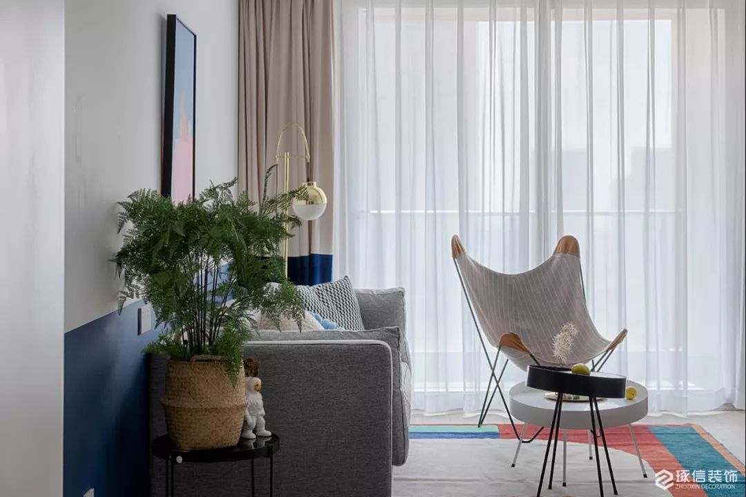 北欧混搭小两室，12W 打造出租屋变美宅-27