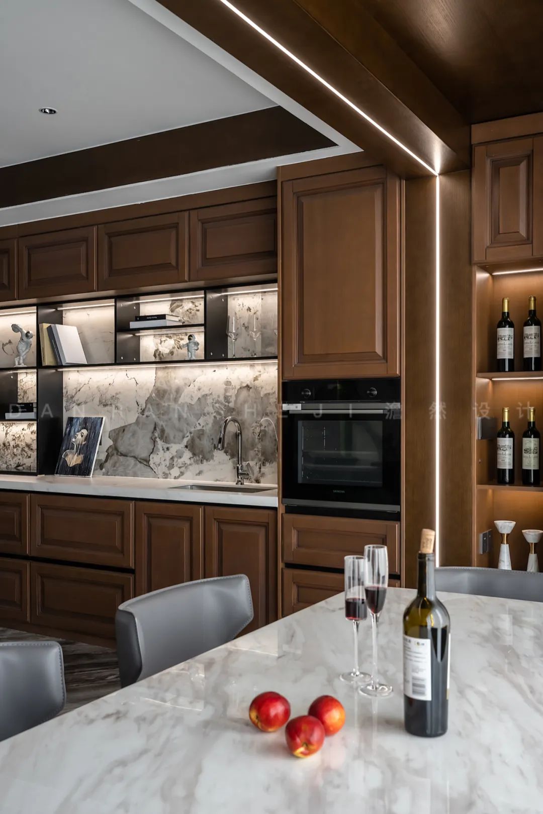 意式摩登风 · 招商云邸的三居室设计丨澹然团队-33