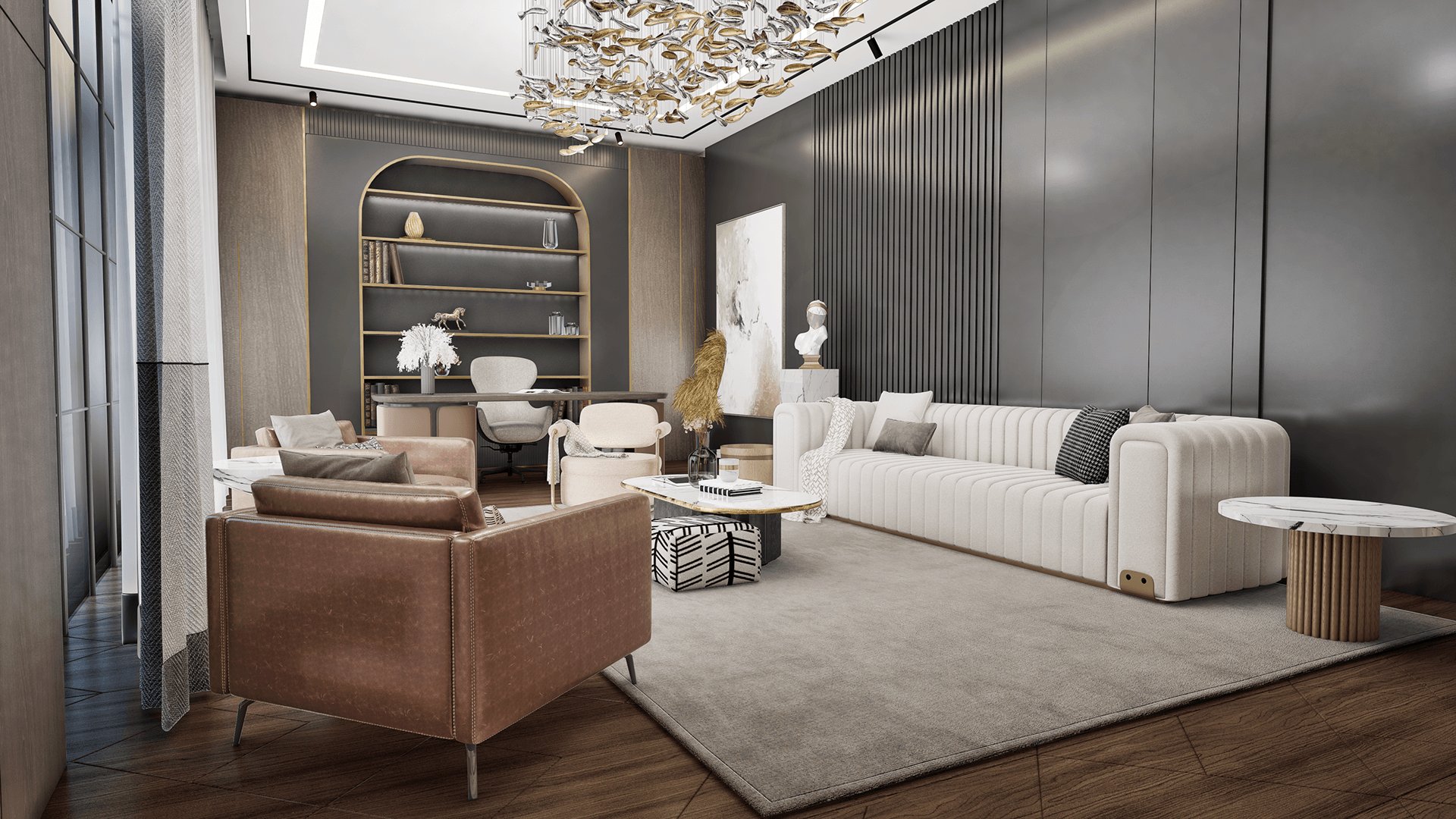 Cinematic Animation Office Room UE5.6-16