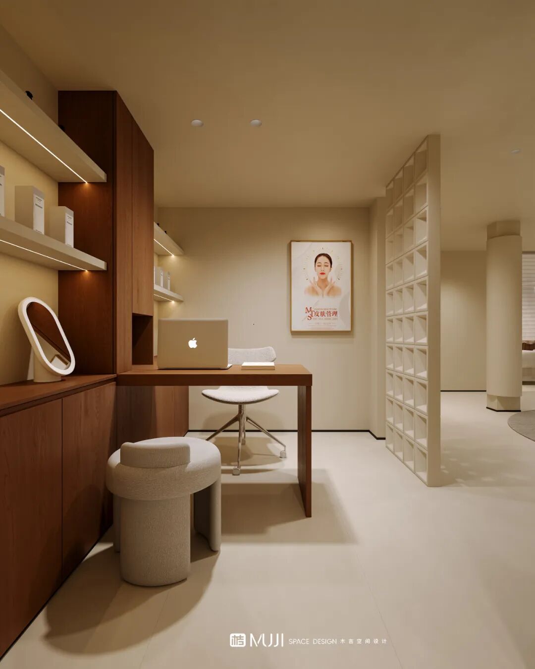 木吉商业空间｜从「肌肤的光」到「空间的光」，我们共同点亮女性的美-32