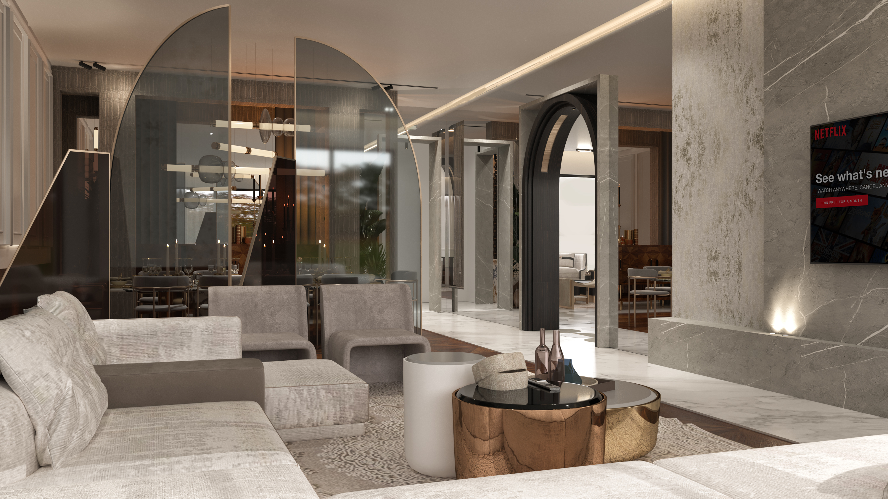 Contemporary villa in katameya dunes-7