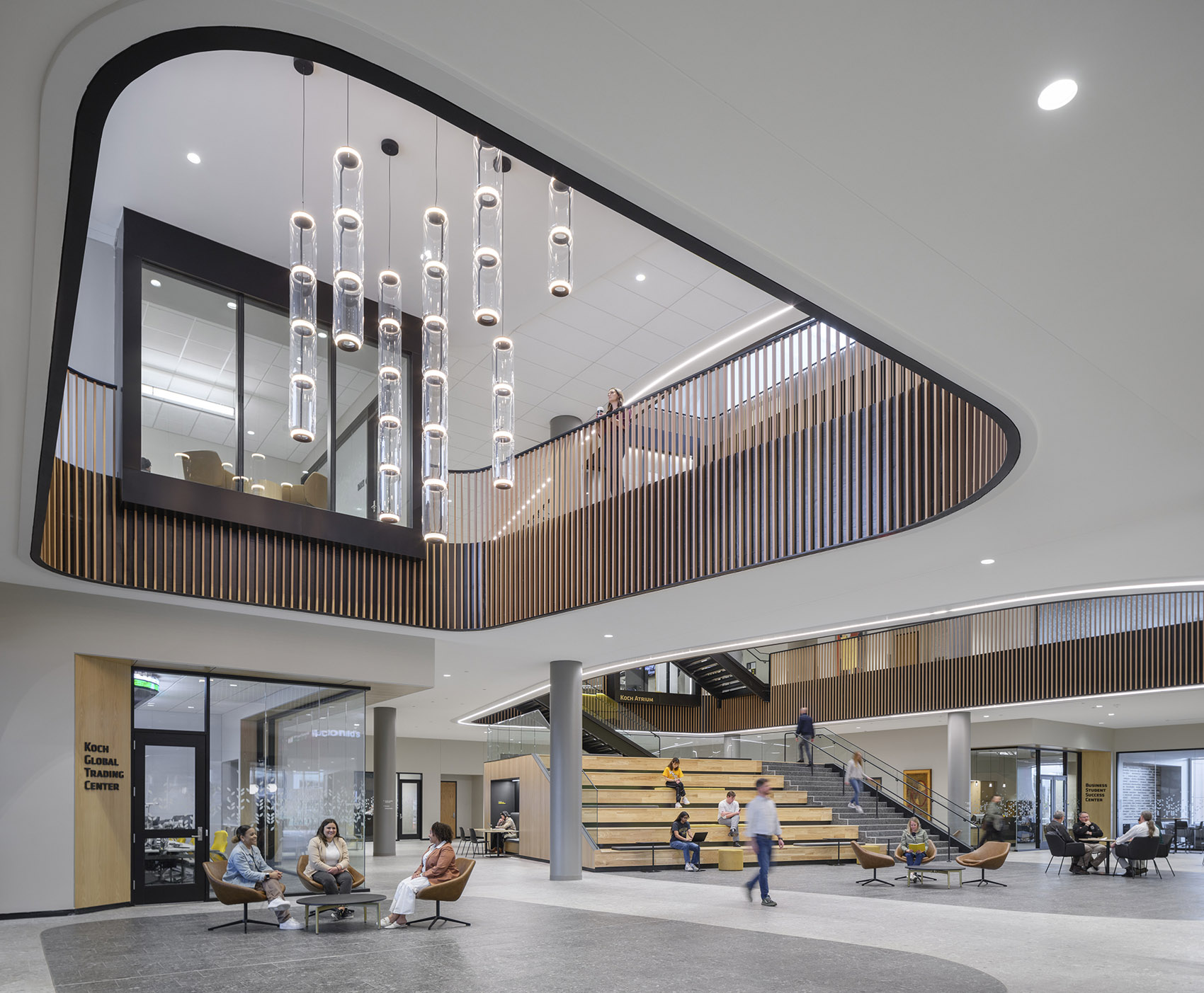 威奇托州立大学巴顿商学院 – 伍尔西楼丨美国威奇托丨Gensler-42