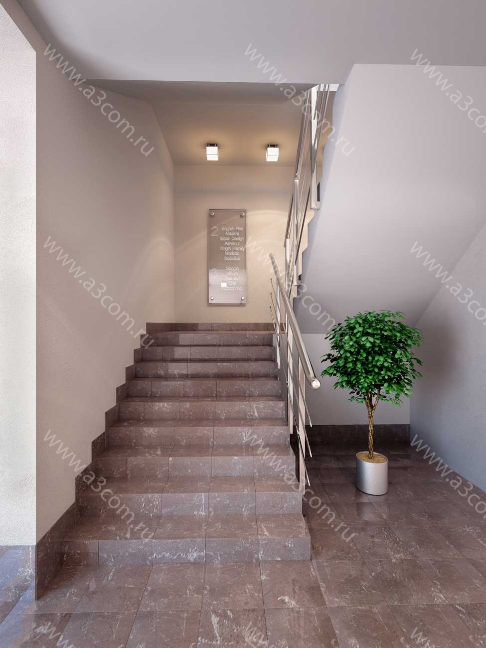 БЦ Парк Мира 大堂,门厅及公共区域设计项目丨俄罗斯莫斯科丨Атриком-4