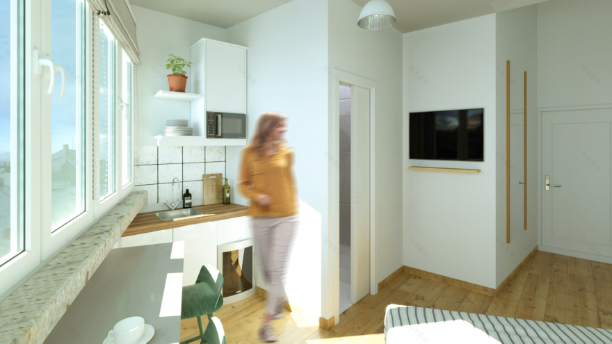 小型公寓设计丨PortugalAve丨Anush Hambardzumyan-8