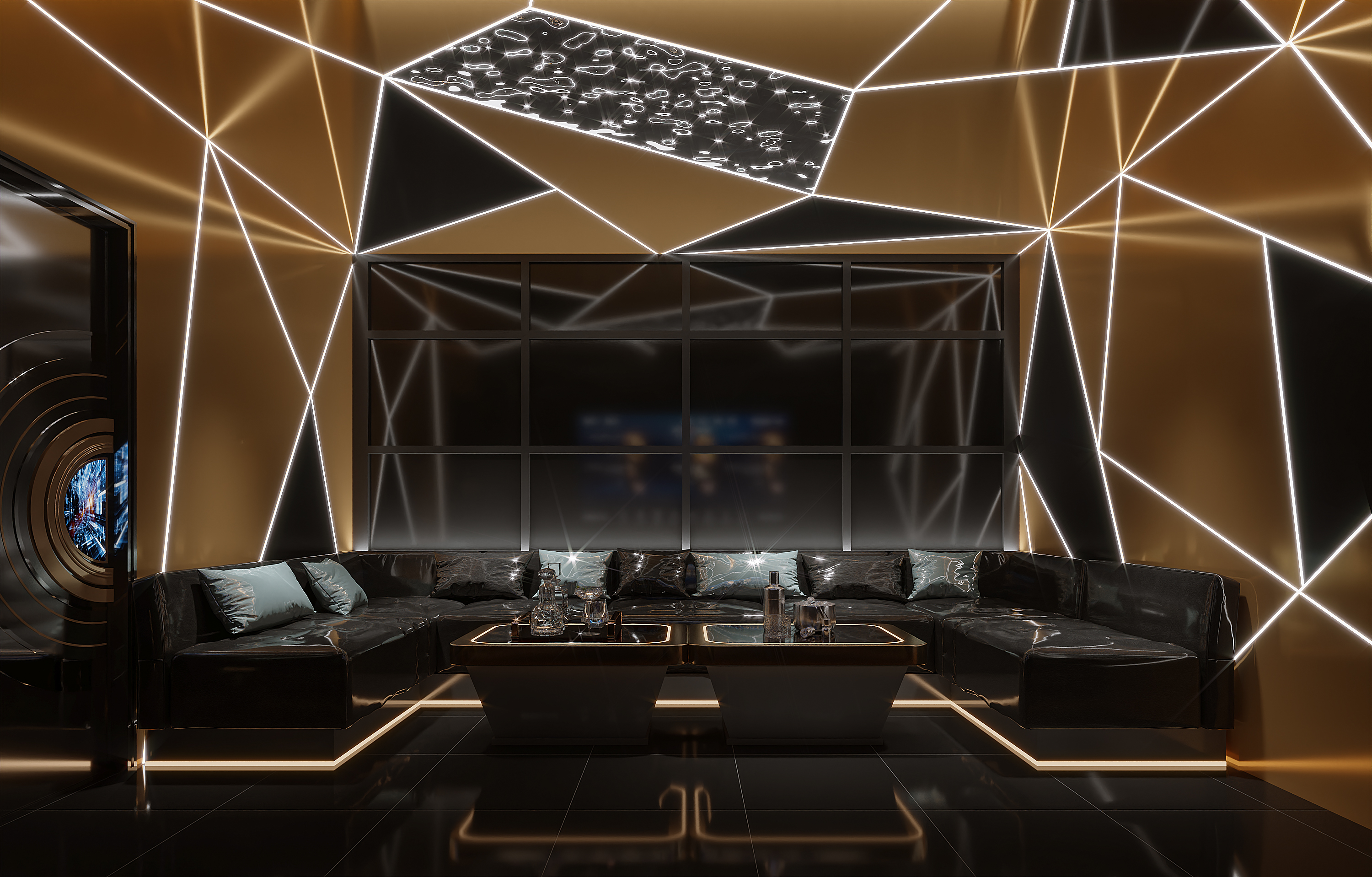 邯郸900平金碧辉煌KTV全案设计（部分展示）-12