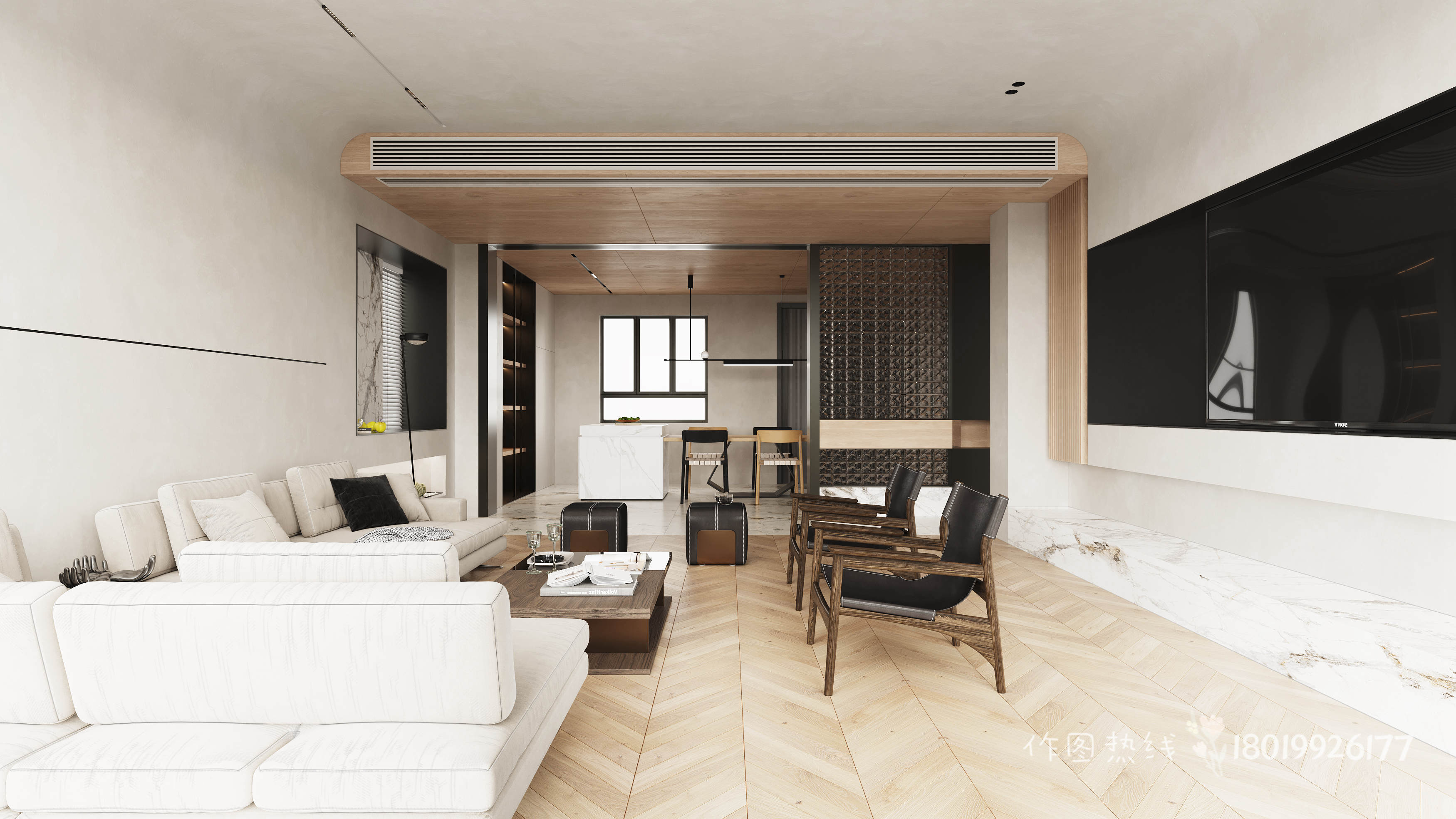 中古风别墅效果图-7