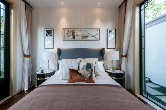 89㎡嘉兴蓝城春风江南小镇A户型  上海益善堂装饰设计-17