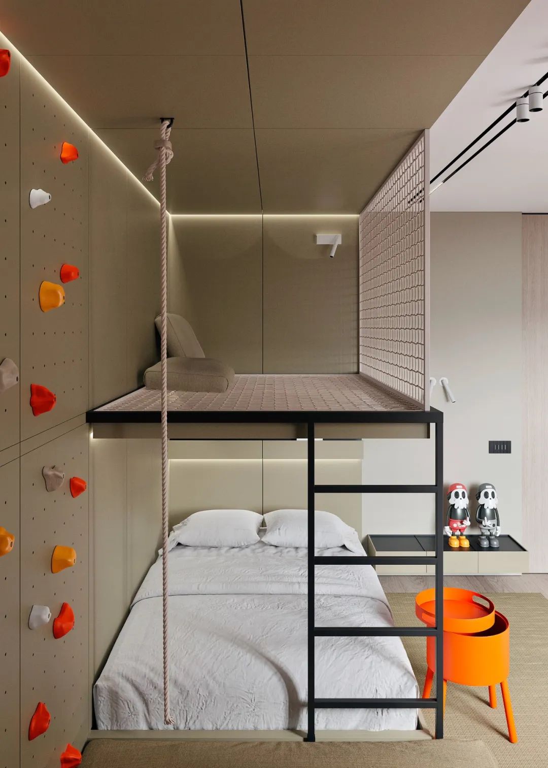 巴塞罗那现代轻法式住宅丨西班牙巴塞罗那丨Alex Tolkachev-71