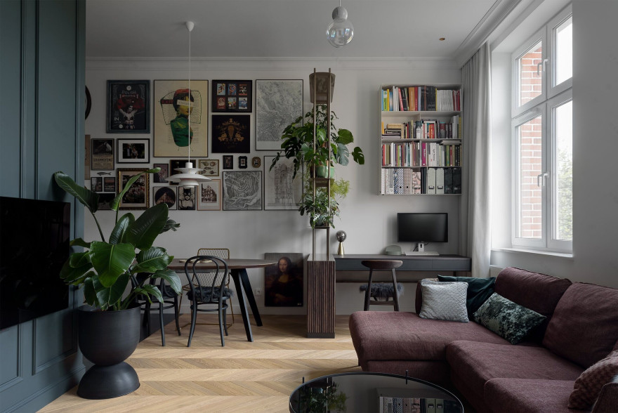 波兰历史建筑中的现代绿意空间-20