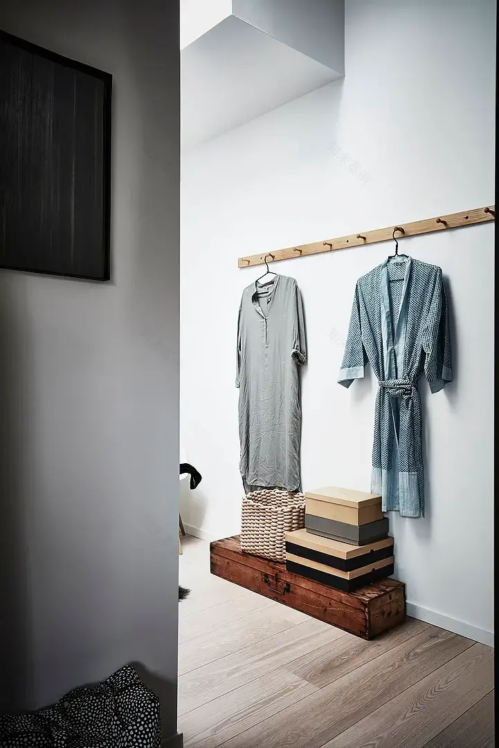 34 平米瑞典公寓,长条形空间妙手回春-23