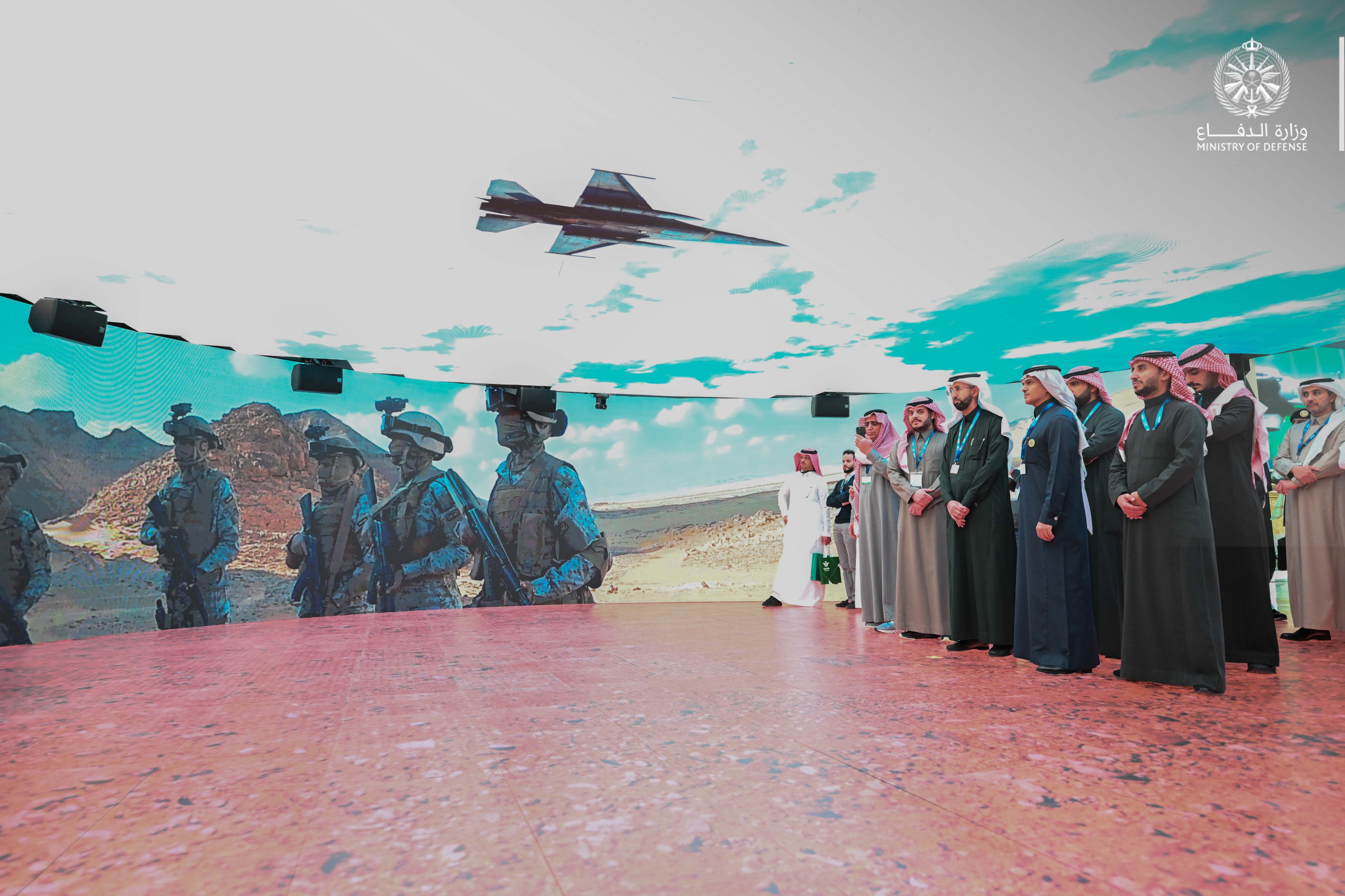 沙特国防部 2024 年世界国防展展览空间设计-14