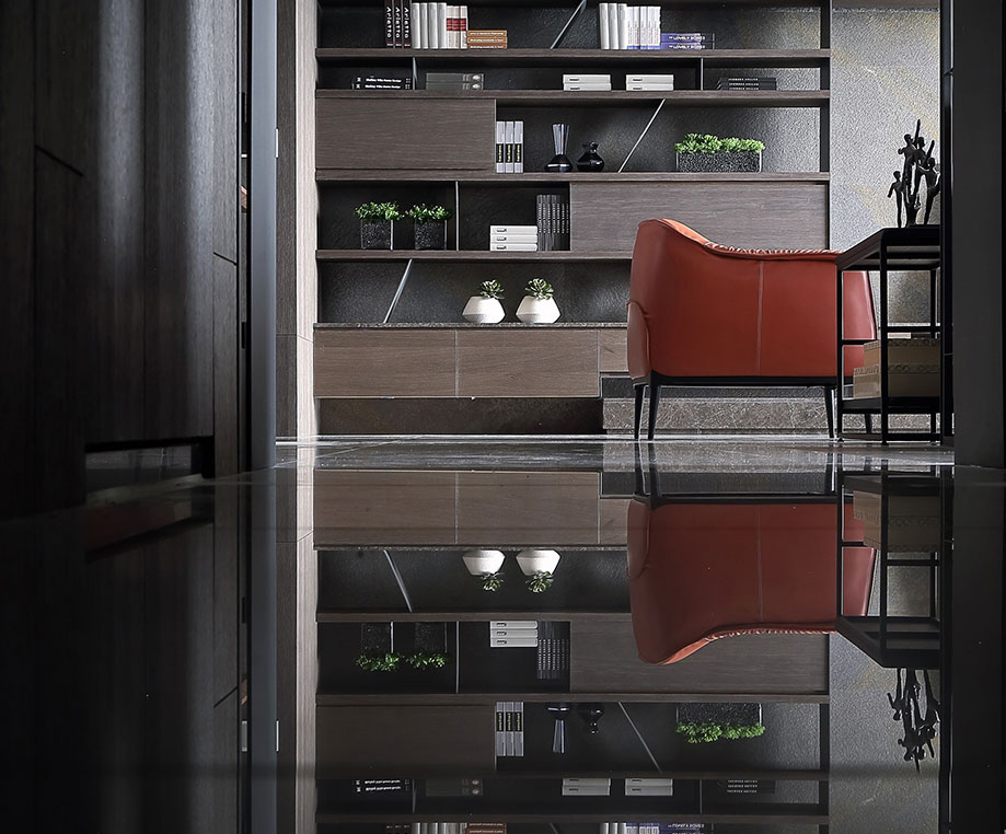 “隐藏”与“探知”——现代简约住宅  张清平-8