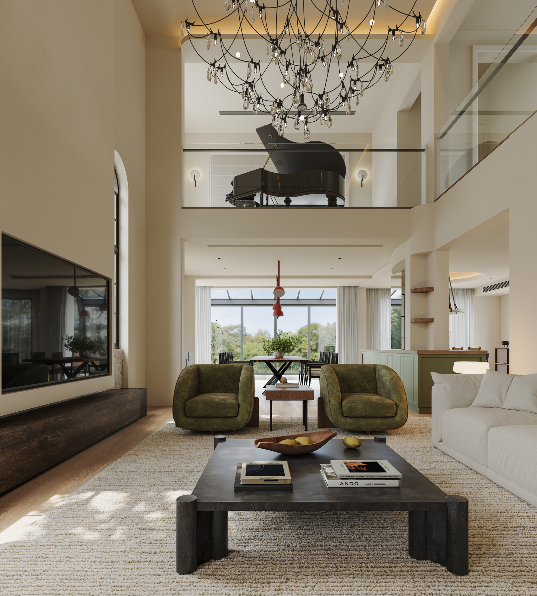 长沙溪泉湾别墅650㎡法式风格丨中国长沙丨甲木空间设计中心GEMON DESIGN-10