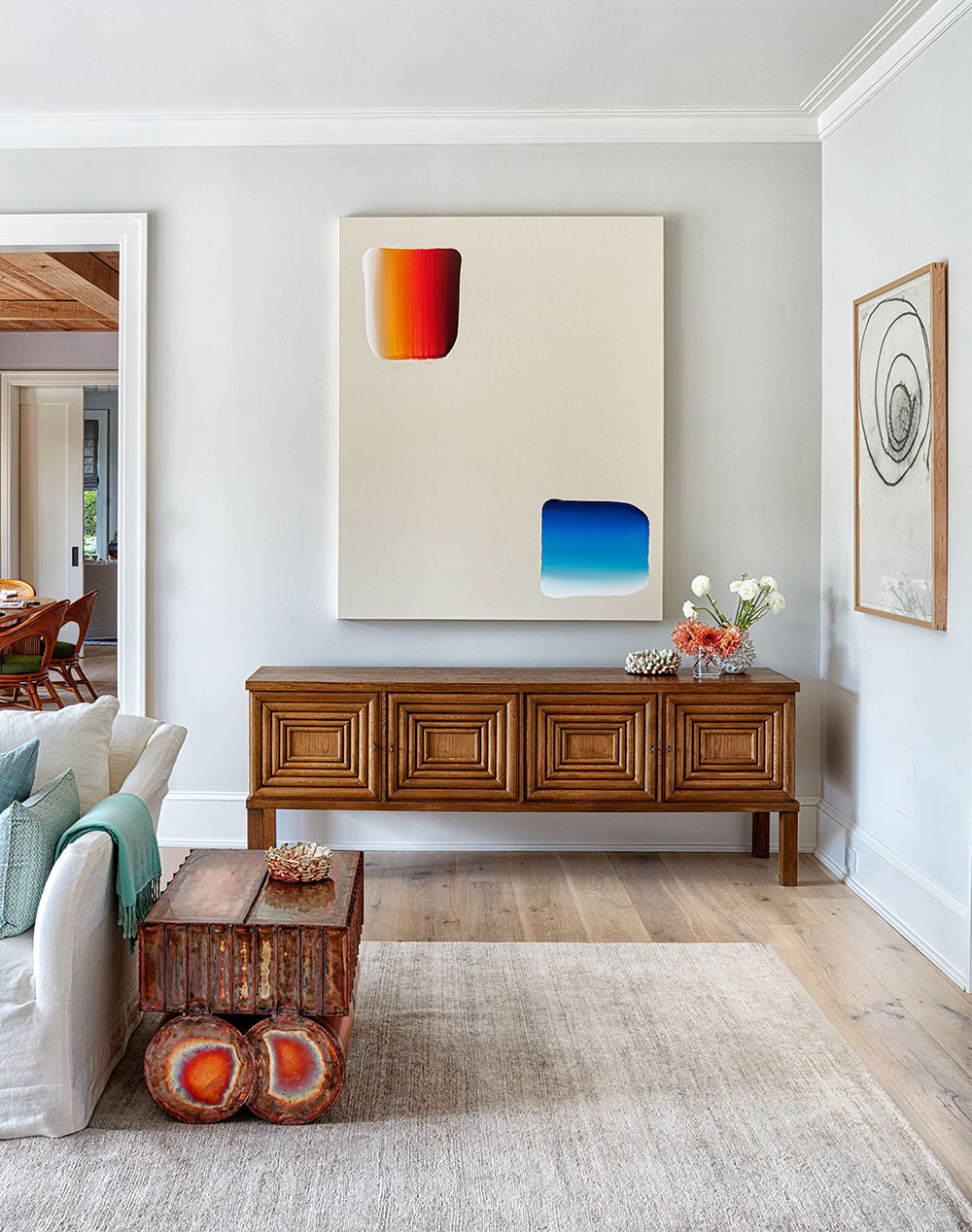 艺术画作装点的汉普顿之家-7