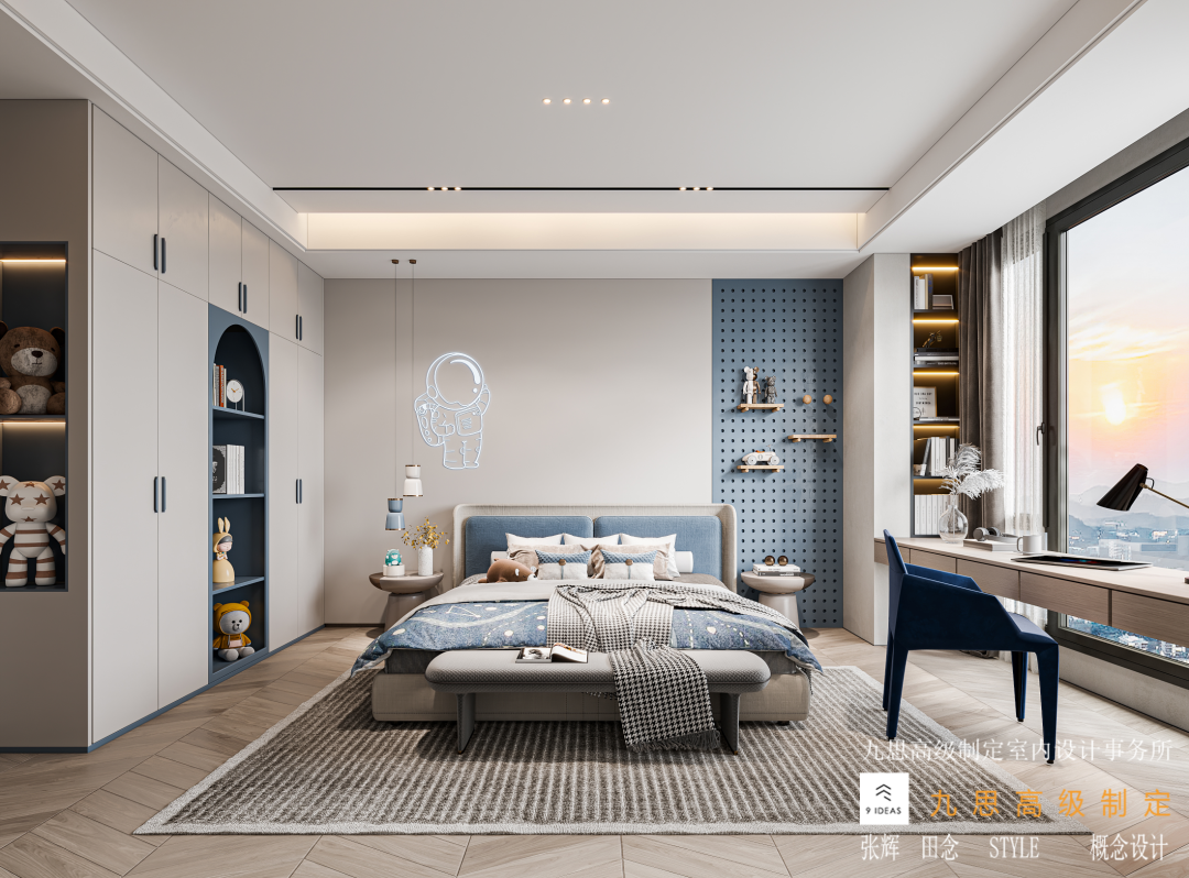 乐湾山语湖 · 现代轻奢风格复式住宅设计丨九思设计工作室-49