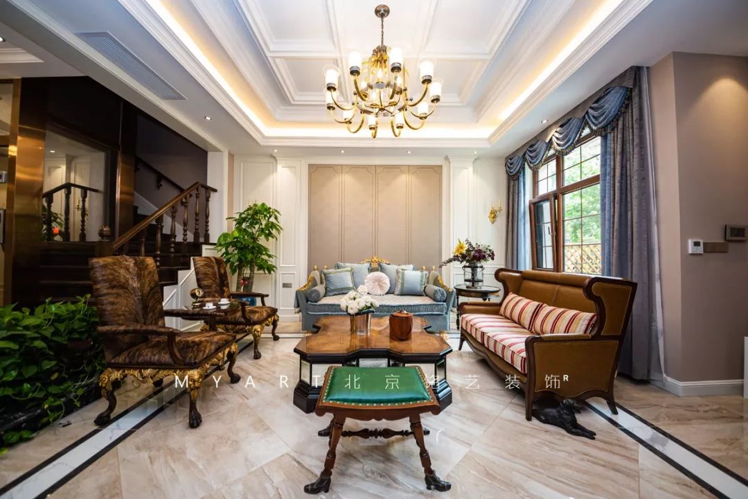 三代同堂的 560㎡精致别墅,古典气息与现代生活完美融合-17