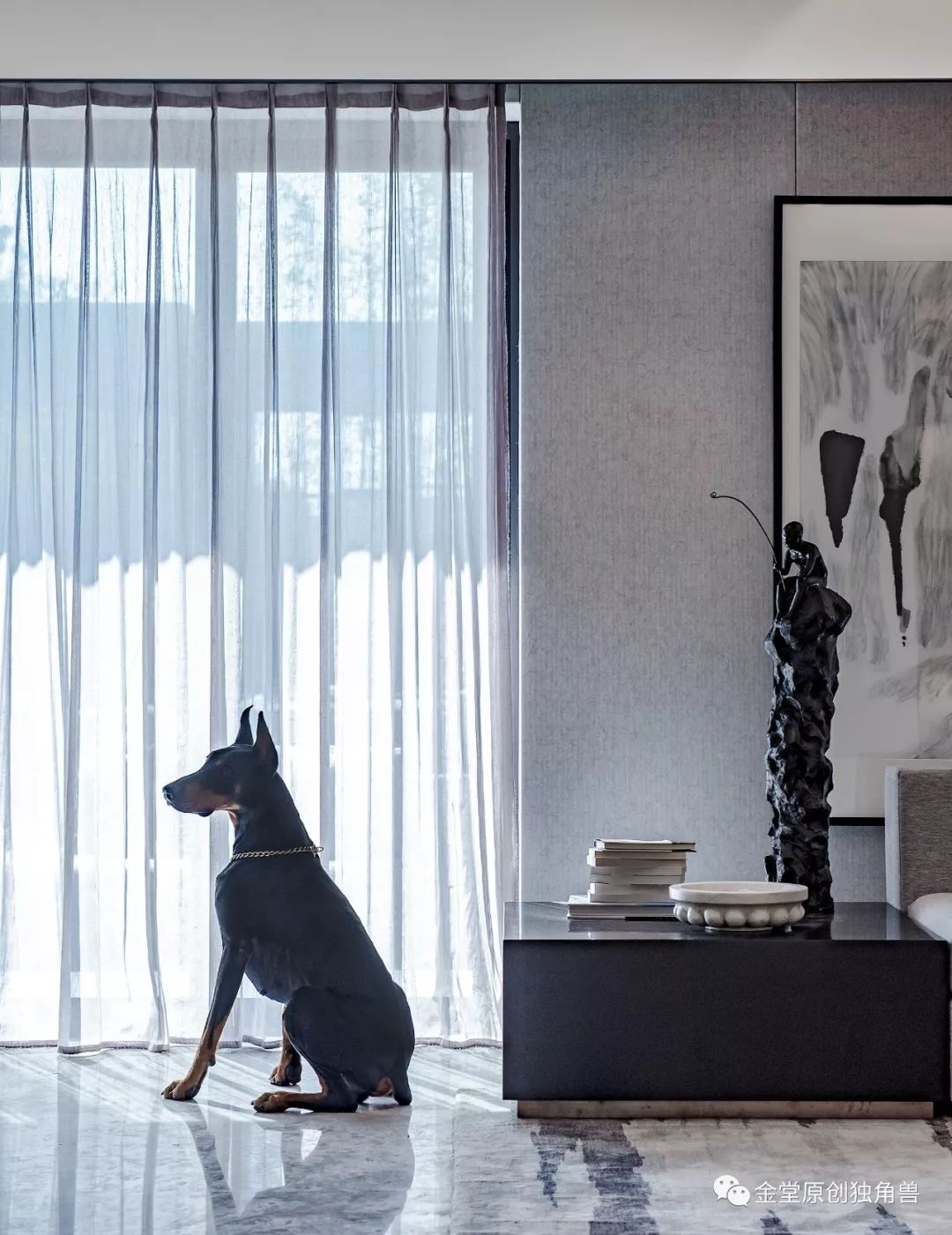 达文设计 | 杭州融创东麟府别墅,简美东方的诗意日常-22