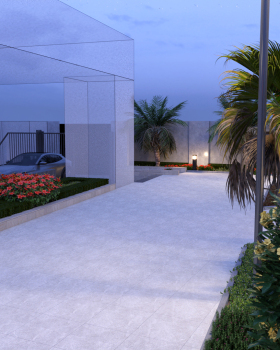 Al Gammal villas complex landscape Night Qatar 2023