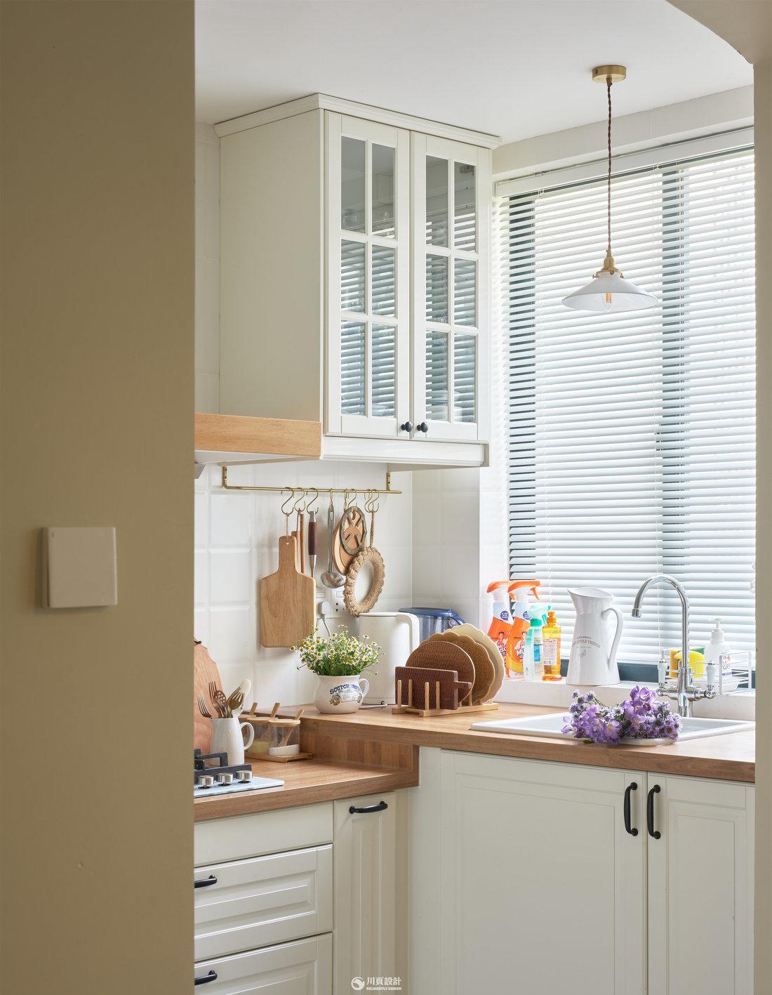 北欧中古风套间设计-35