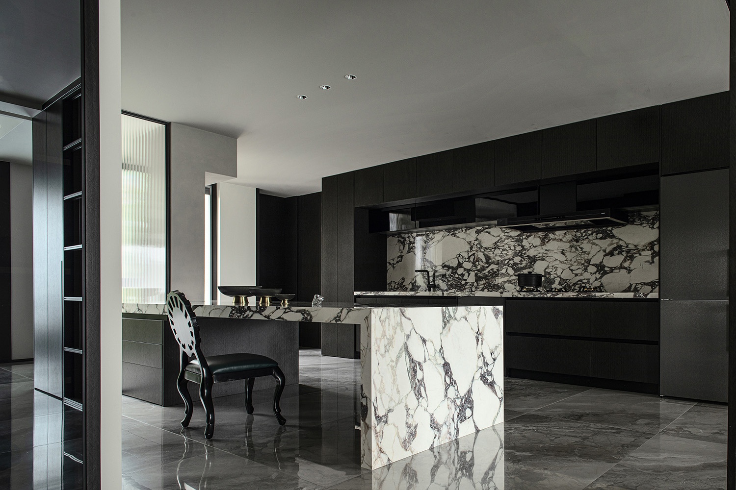 三只喜鹊｜自带质感 高级深邃丨杭州黎水仁佳设计公司-27