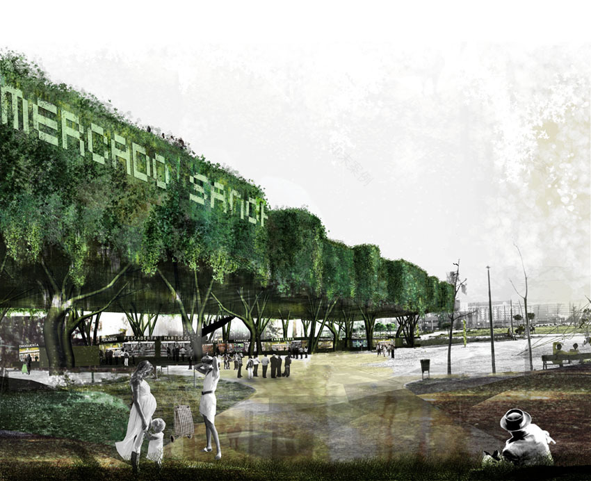 Sanchinarro市场国际建筑竞赛方案丨西班牙马德里丨DOSIS-2