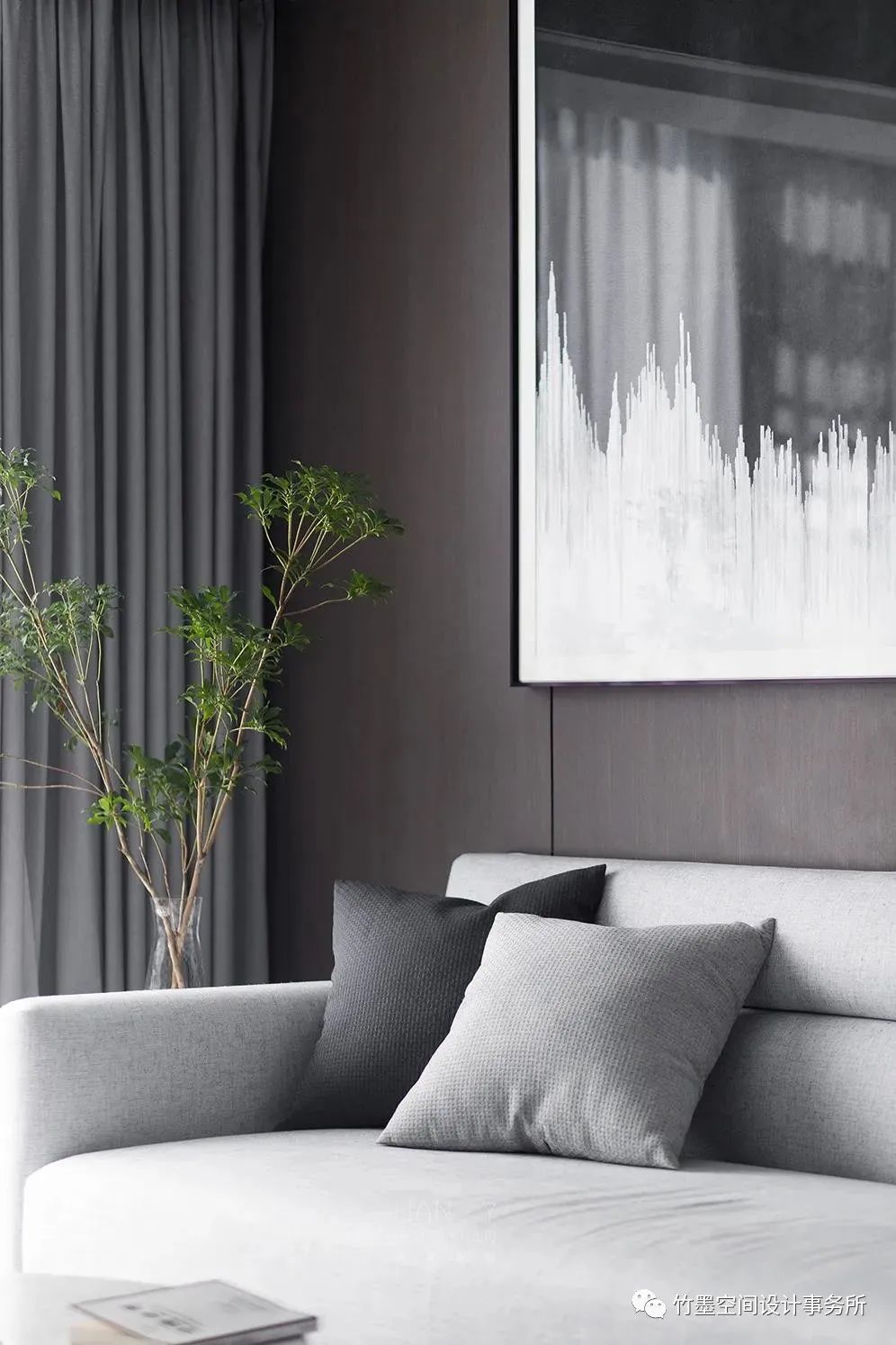 简约黑白灰,打造自然舒适家居空间-8