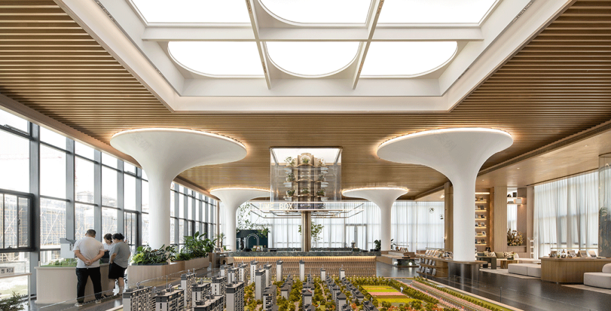 翔凯潍坊上城珑樾营销中心丨中国潍坊丨HID 赫尔贝纳设计团队-24