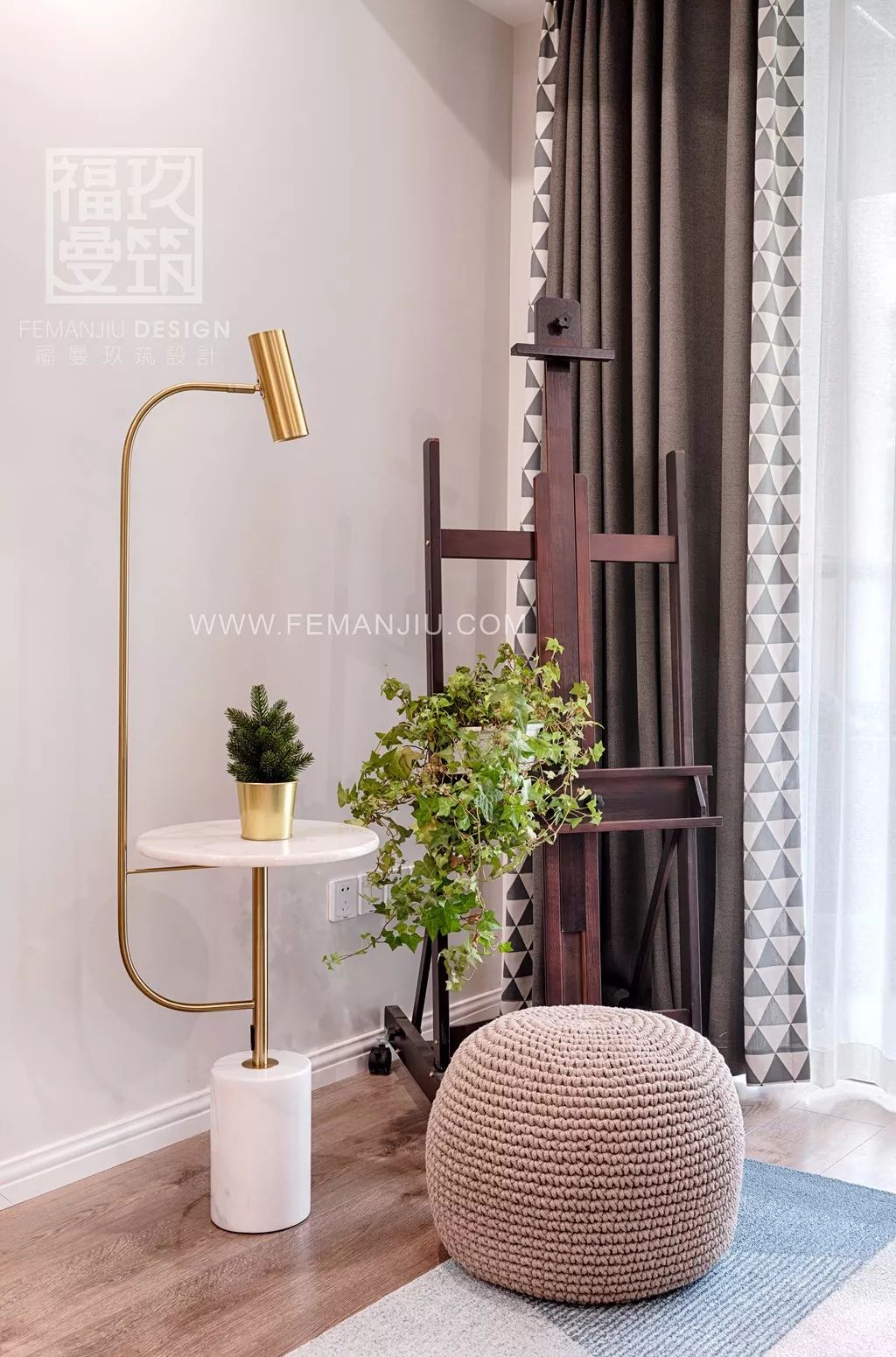 重庆鲁能领秀城 74 平米小美式北欧混搭风家居设计-49