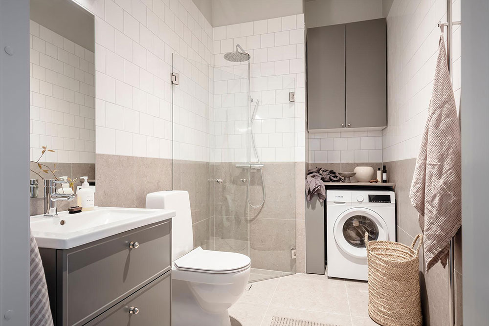 哥德堡带独立入口和露台的时尚公寓-39