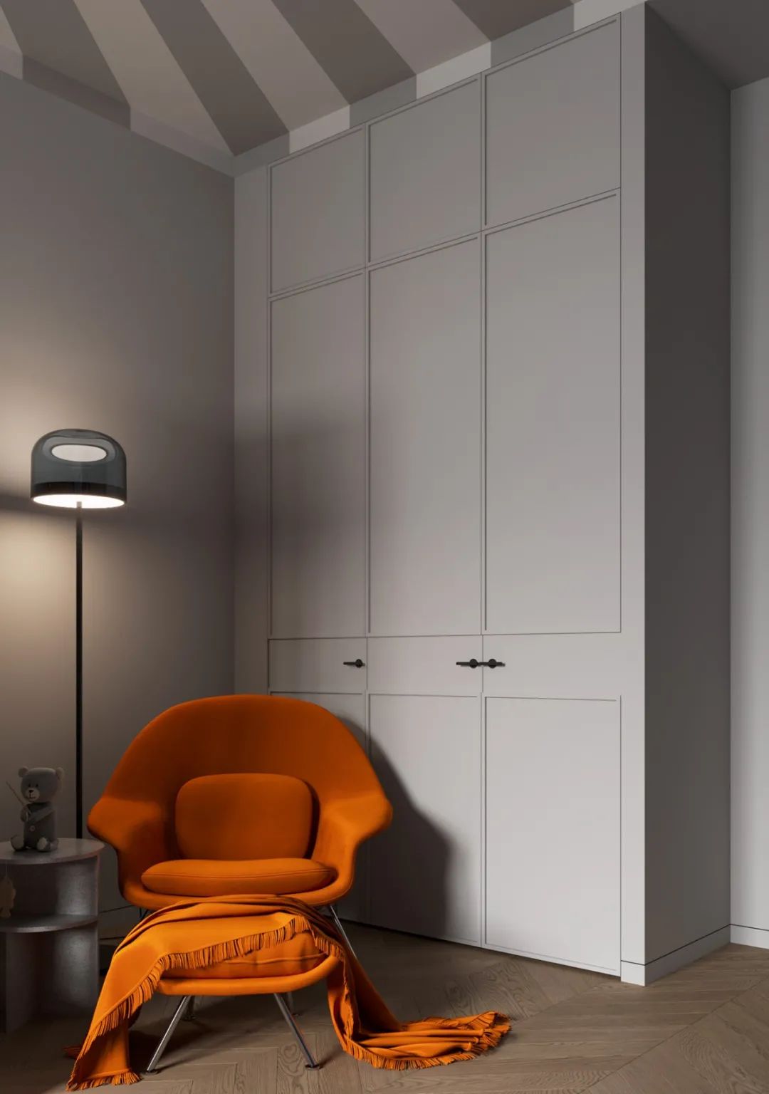 莫斯科 106㎡现代简约家居，融入苏联构成主义风格-78