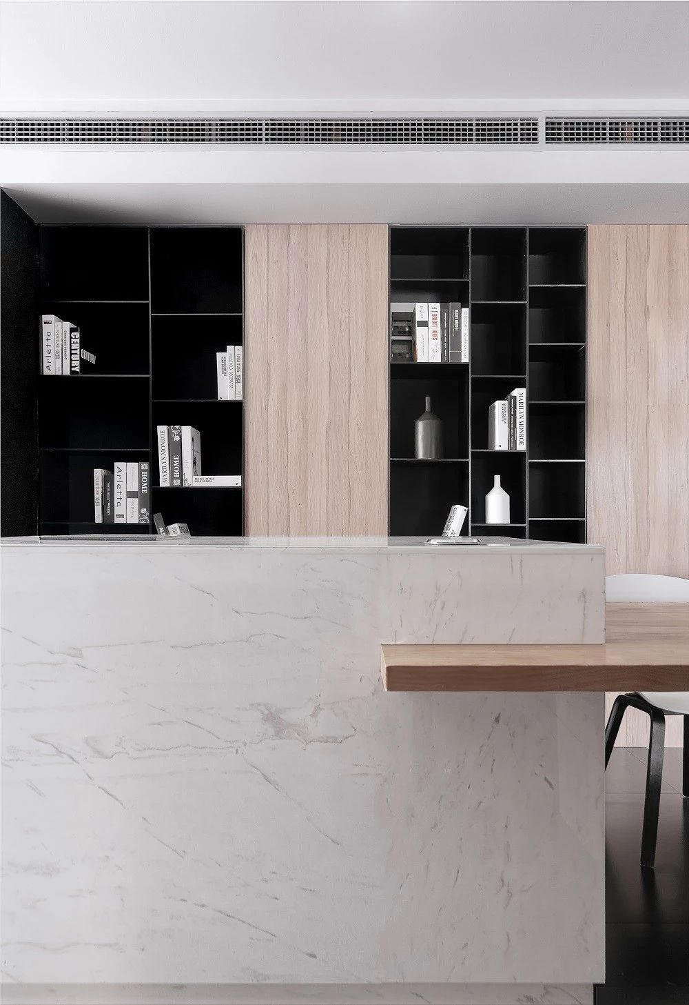 城市岛简约住宅设计,黑白灰打造艺术空间-32