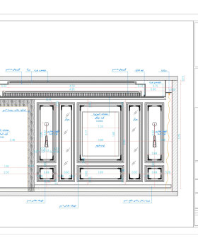 Shop drawing of Women Majlis in KSA