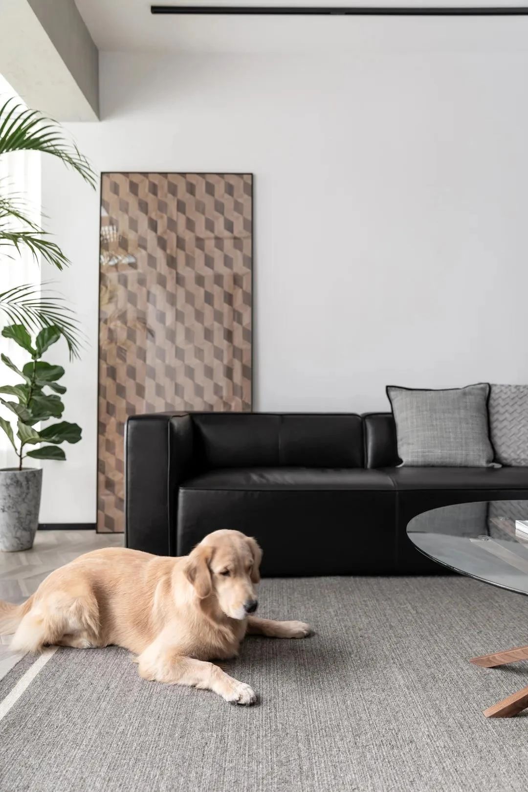 军人夫妻的硬朗现代轻工业风之家-26