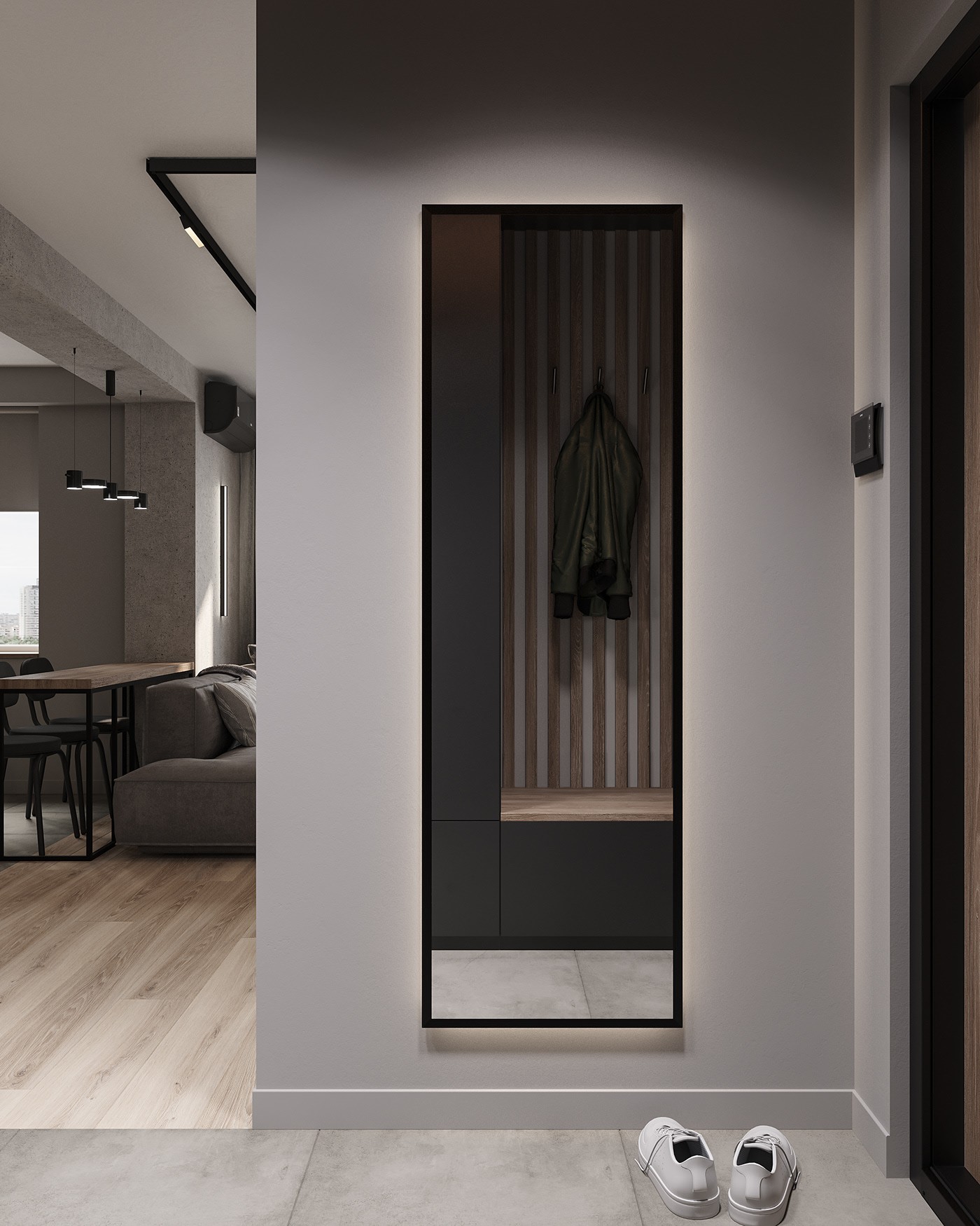 深色系小空间公寓设计 别样的精致！-0