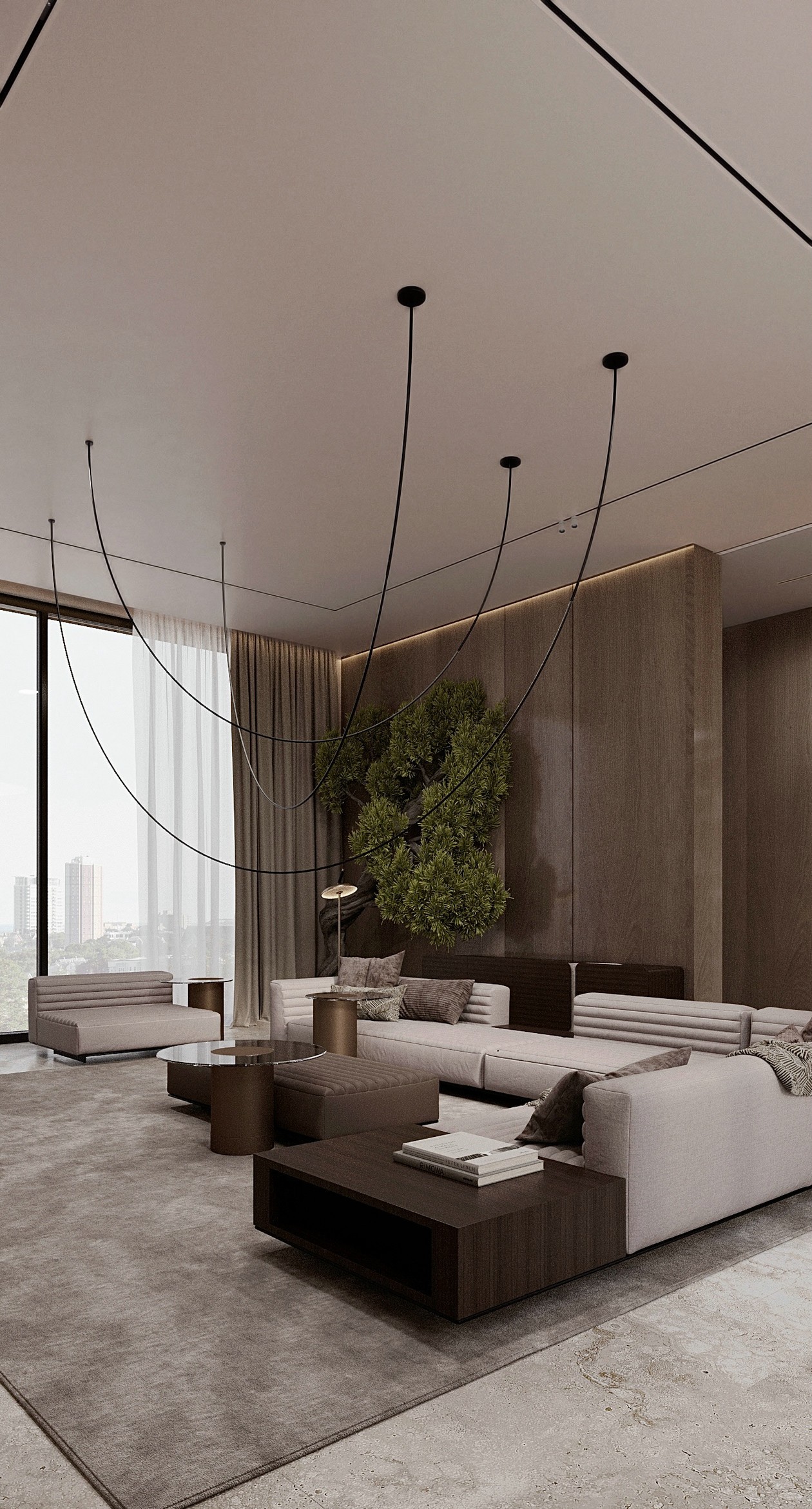 灰色系别墅设计 高级精致范儿！-3