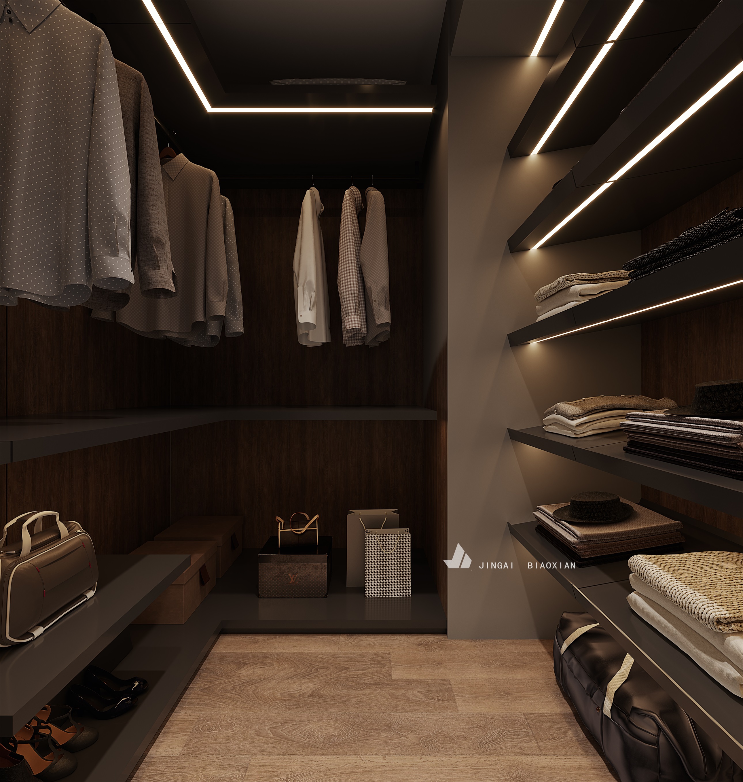 金该视觉呈现的时尚办公空间丨朱晨毅-45