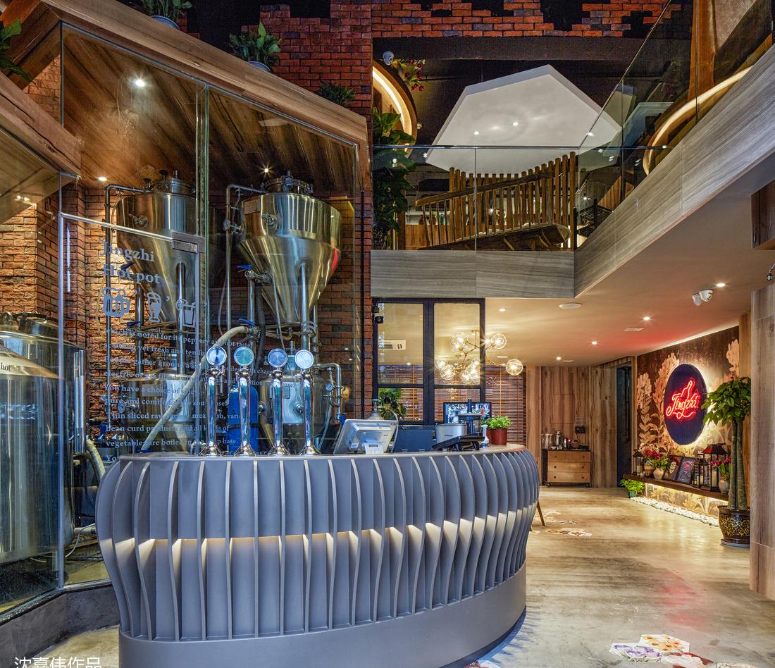 火锅店丨沈嘉伟设计作品—丼致火锅-0