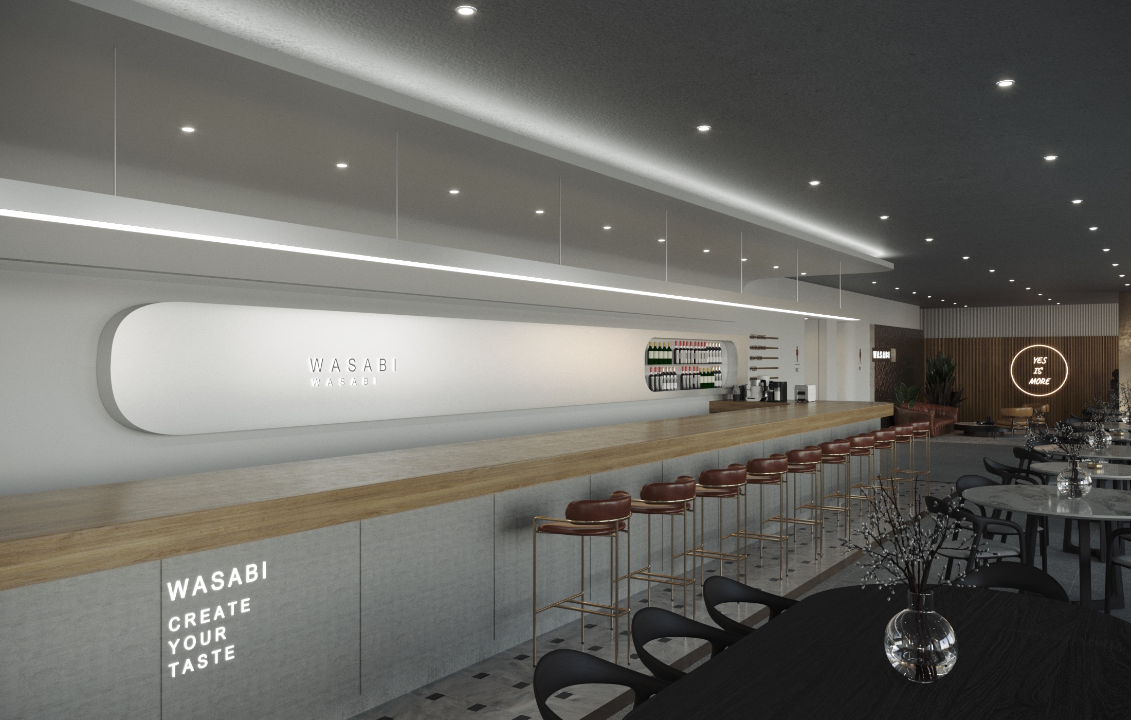 WASABI RESTAURANT室内设计丨ME-7