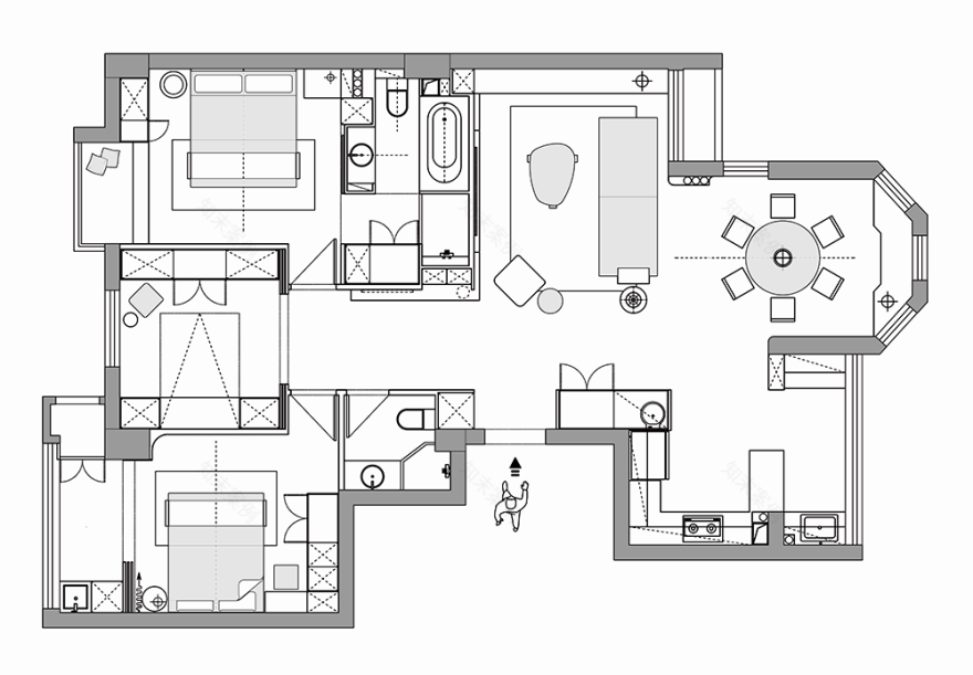 私宅设计|极简·治愈!丨中国合肥丨行一空间设计-66