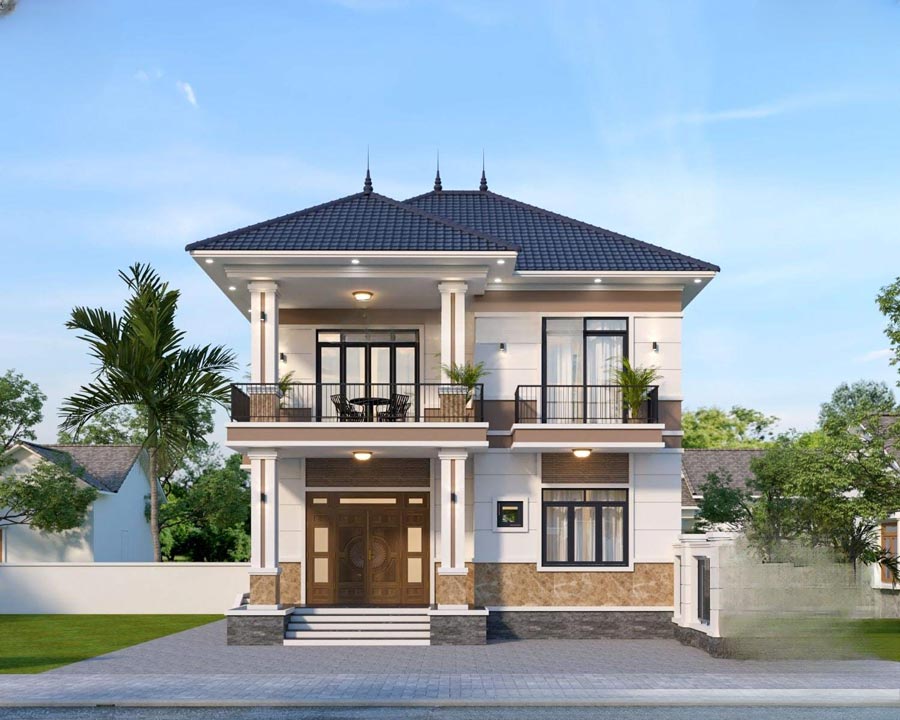 50 + 2层8米临街住宅设计方案集-6