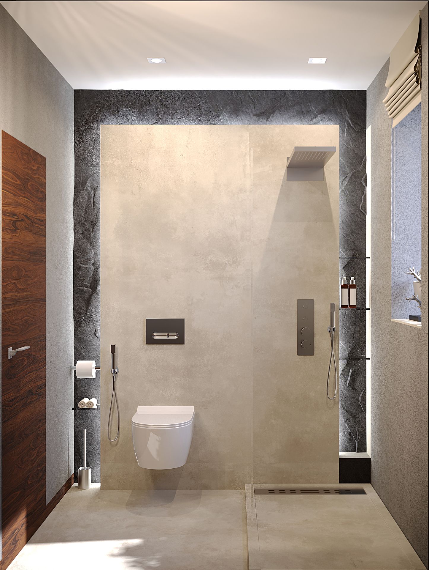 现代风格灰米色室内设计-10