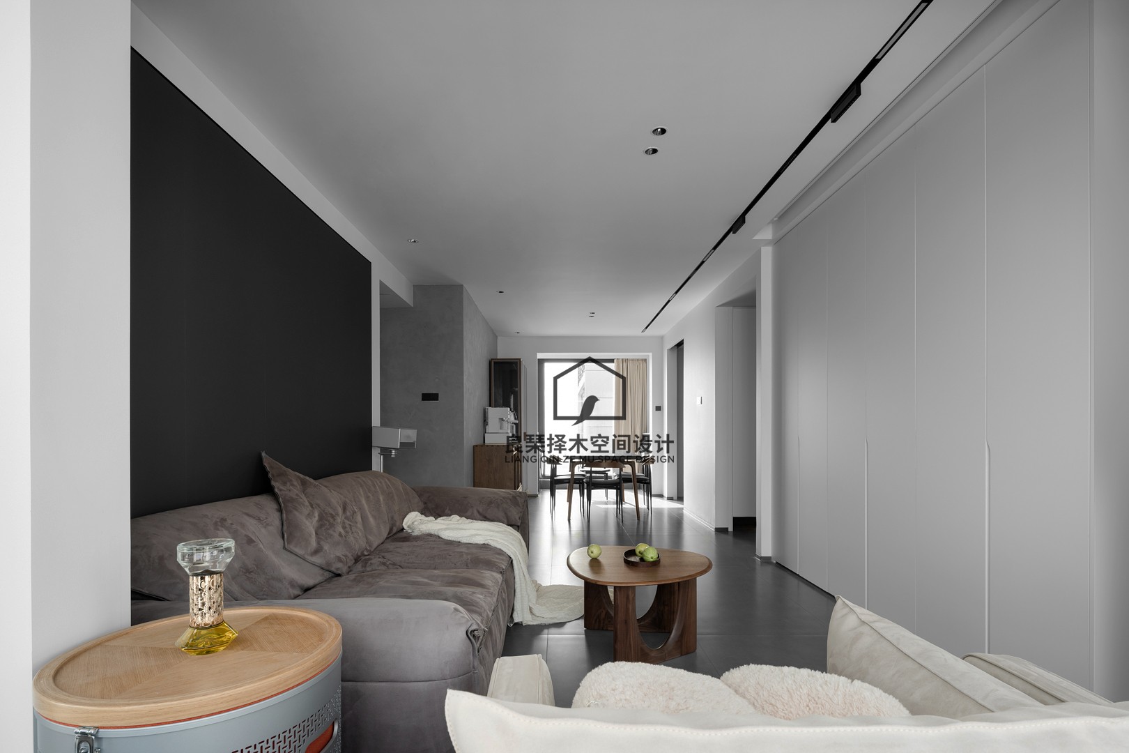 广州白云区意式极简风住宅设计丨中国广州丨良琹择木设计-0
